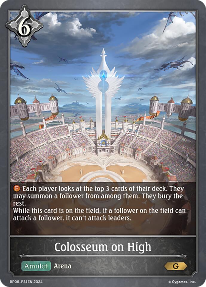 Colosseum on High - P31EN (Foil) (BP06-P31EN) [Paragons of the Colosseum] - Bushiroad - Card Brawlers | Quebec | Canada |