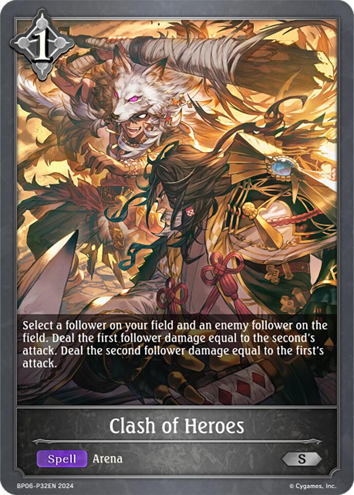 Clash of Heroes - P32EN (Foil) (BP06-P32EN) [Paragons of the Colosseum] - Bushiroad - Card Brawlers | Quebec | Canada |