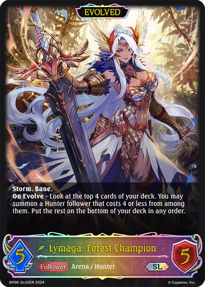 Lymaga, Forest Champion (Evolved) (BP06-SL02EN) [Paragons of the Colosseum] - Bushiroad - Card Brawlers | Quebec | Canada |