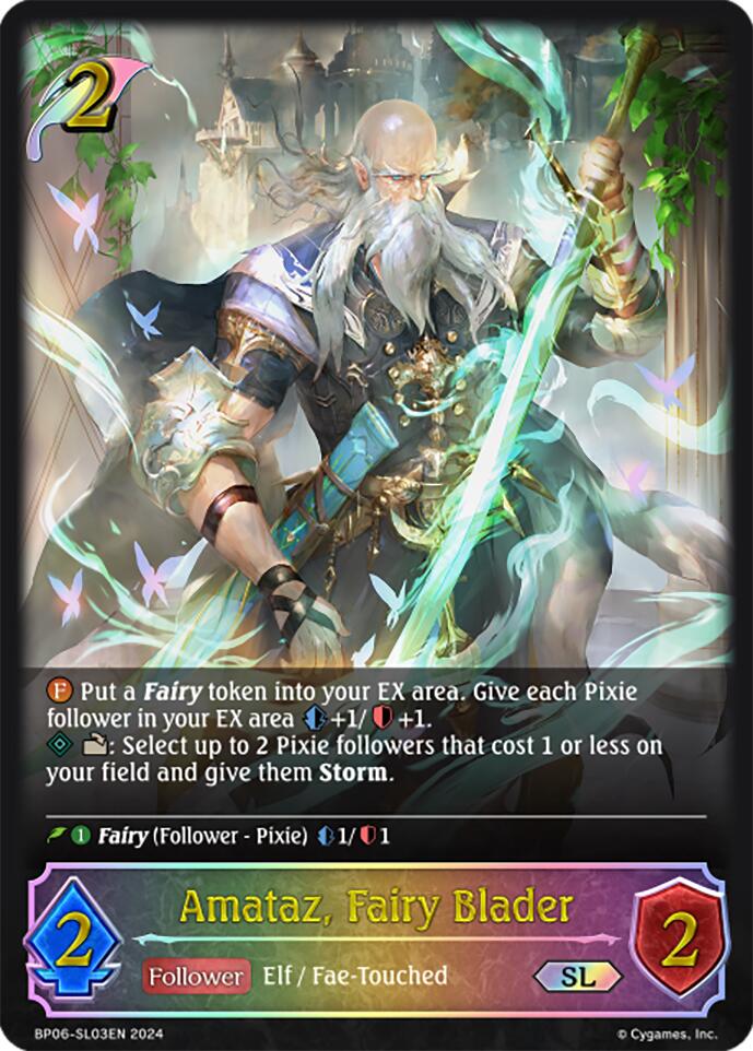 Amataz, Fairy Blader (BP06-SL03EN) [Paragons of the Colosseum] - Bushiroad - Card Brawlers | Quebec | Canada |