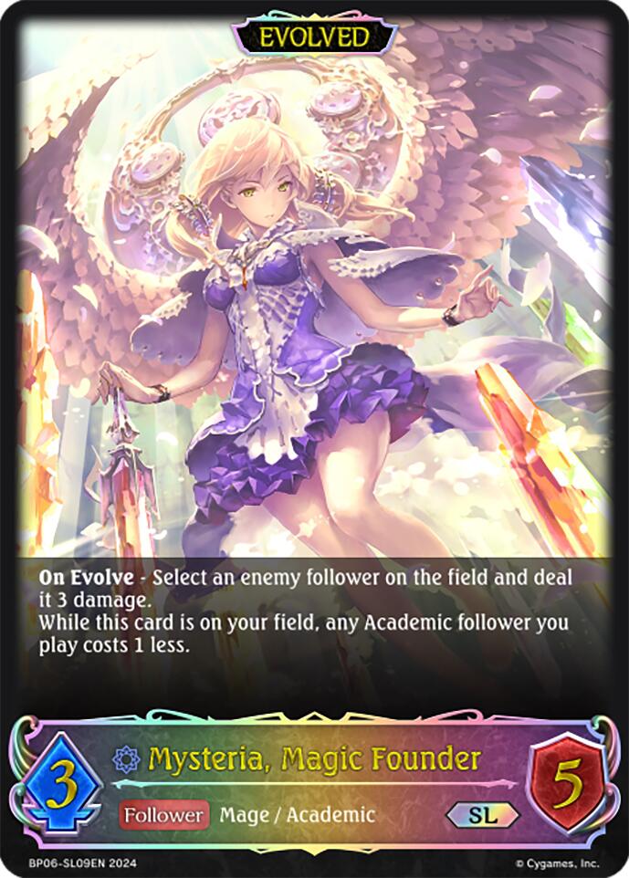 Mysteria, Magic Founder (Evolved) (BP06-SL09EN) [Paragons of the Colosseum] - Bushiroad - Card Brawlers | Quebec | Canada |