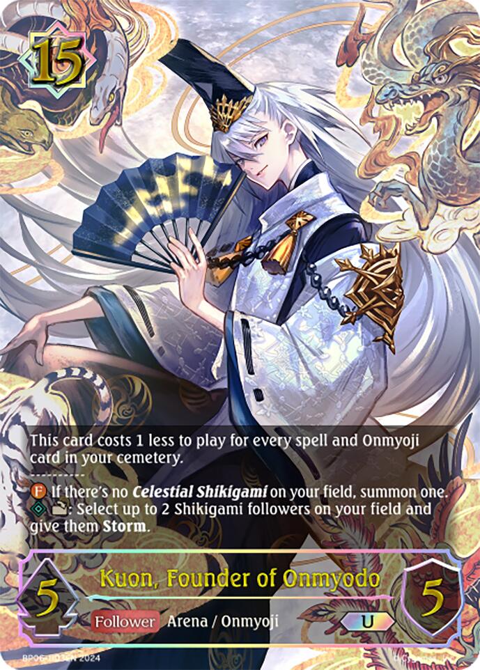 Kuon, Founder of Onmyodo (BP06-U03EN) [Paragons of the Colosseum] - Bushiroad - Card Brawlers | Quebec | Canada |