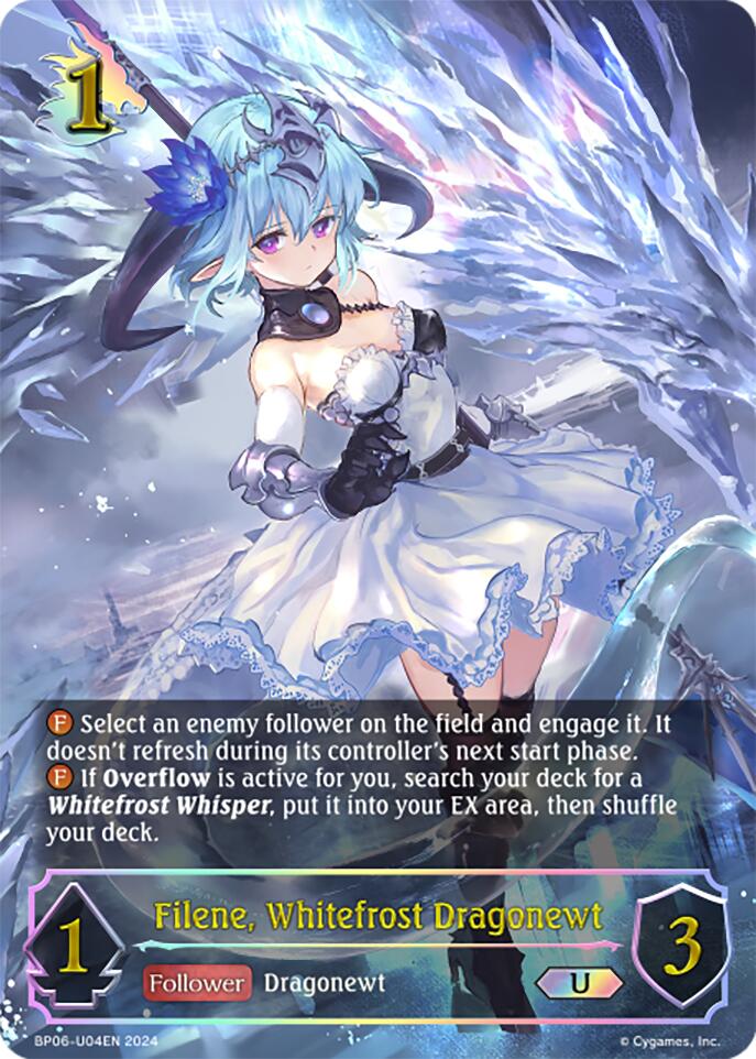Filene, Whitefrost Dragonewt (BP06-U04EN) [Paragons of the Colosseum] - Bushiroad - Card Brawlers | Quebec | Canada |