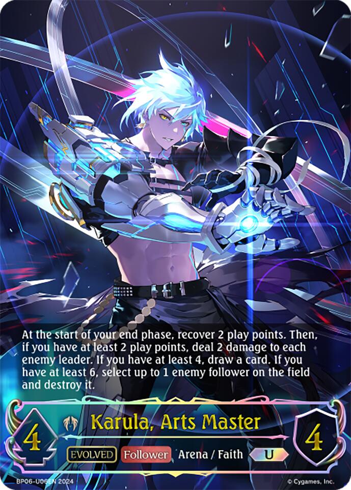 Karula, Arts Master (Evolved) (BP06-U06EN) [Paragons of the Colosseum] - Bushiroad - Card Brawlers | Quebec | Canada |