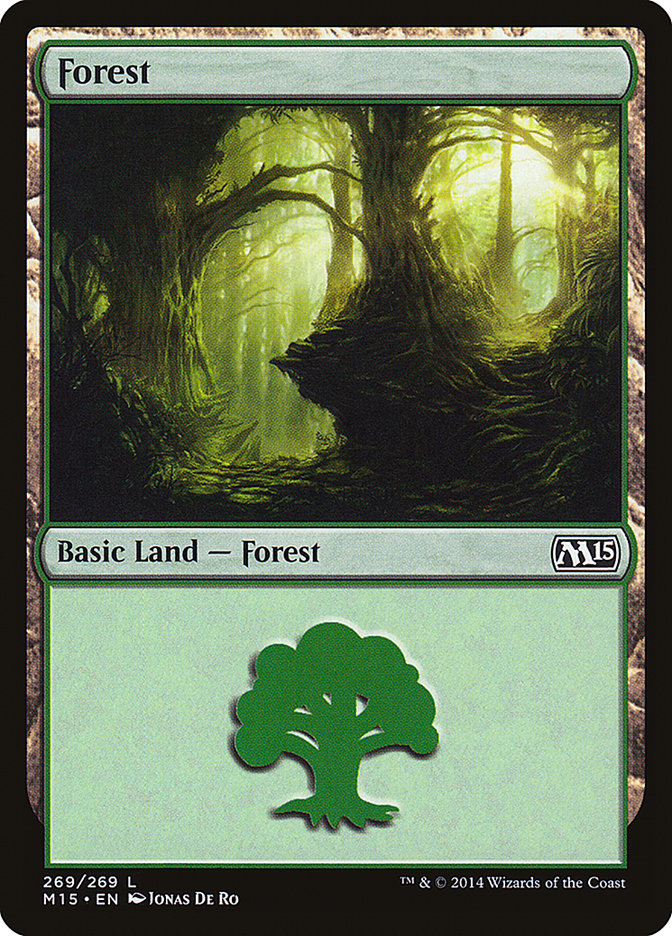 Forest (269) [Magic 2015] - Magic: The Gathering - Card Brawlers | Quebec | Canada |