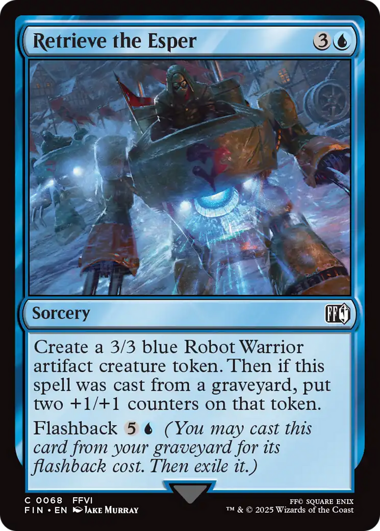 Retrieve the Esper [FINAL FANTASY] - Magic: The Gathering - Card Brawlers | Quebec | Canada |