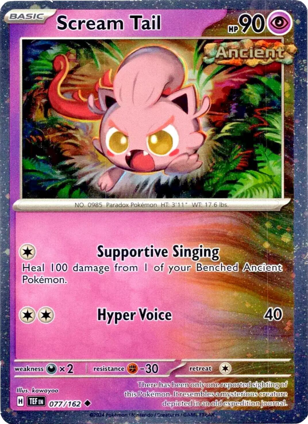 Scream Tail (077/162) (Cosmos Holo) [Miscellaneous Cards] - Pokémon - Card Brawlers | Quebec | Canada |