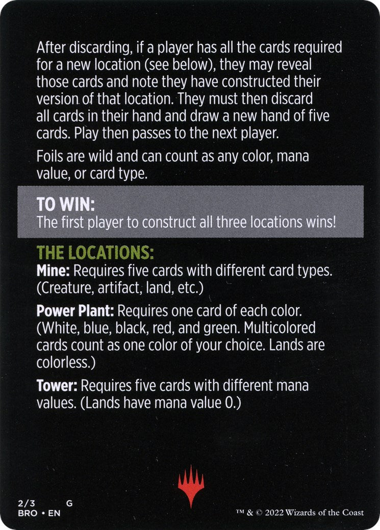 Urza's Blueprints (Magic Minigame) [The Brothers' War Minigame] - Magic: The Gathering - Card Brawlers | Quebec | Canada |