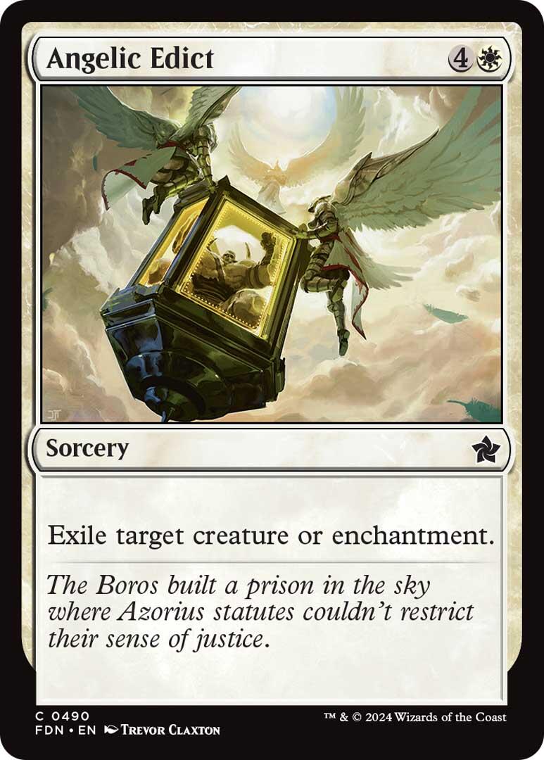 Angelic Edict [Foundations] - Magic: The Gathering - Card Brawlers | Quebec | Canada |