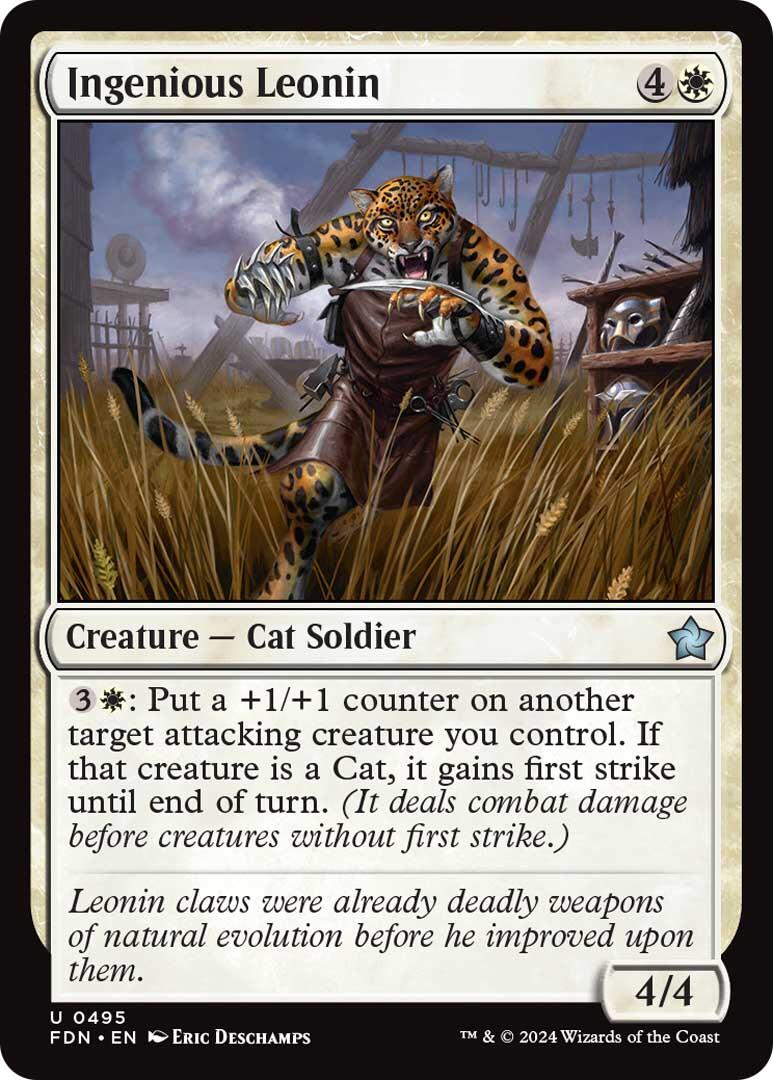 Ingenious Leonin [Foundations] - Magic: The Gathering - Card Brawlers | Quebec | Canada |