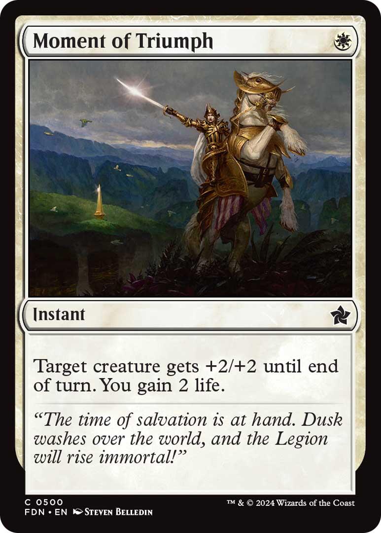 Moment of Triumph [Foundations] - Magic: The Gathering - Card Brawlers | Quebec | Canada |