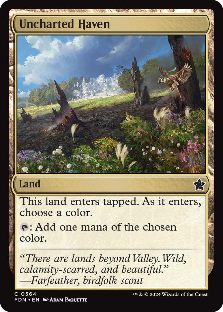 Uncharted Haven [Foundations] - Magic: The Gathering - Card Brawlers | Quebec | Canada |