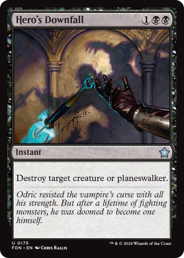 Hero's Downfall [Foundations] - Magic: The Gathering - Card Brawlers | Quebec | Canada |