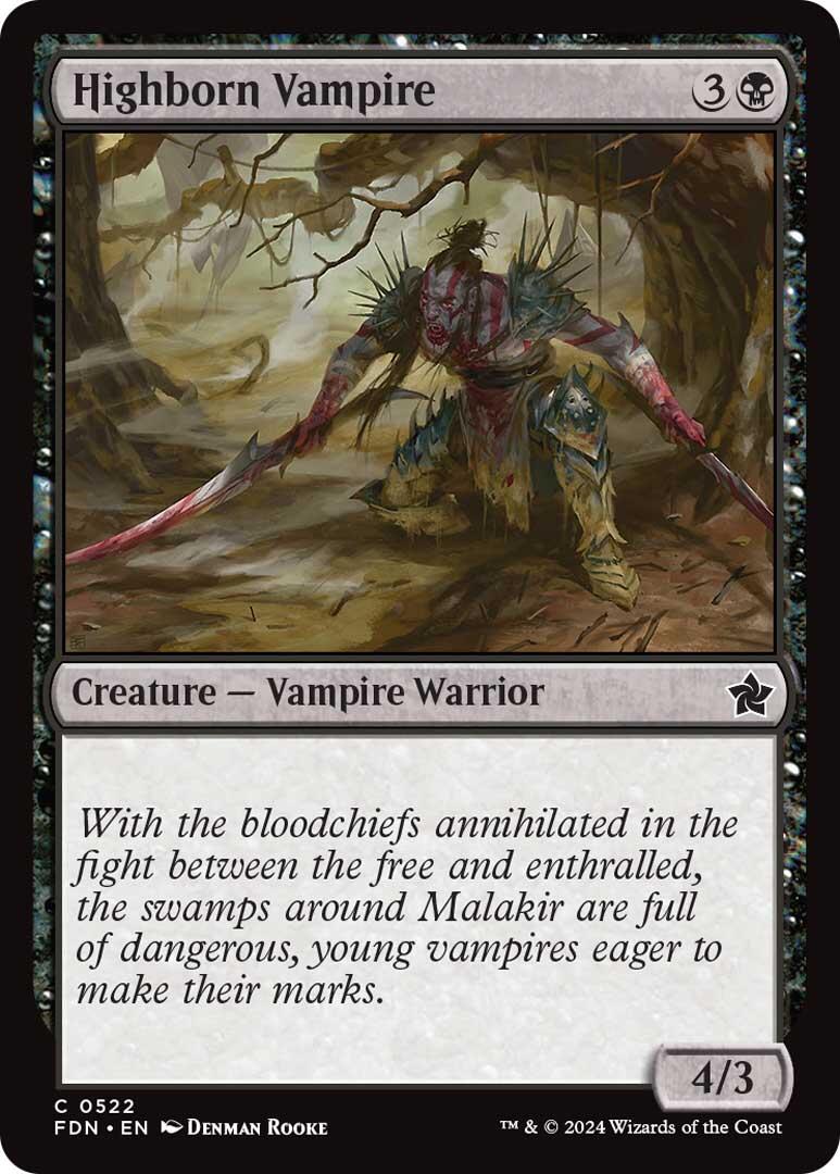 Highborn Vampire [Foundations] - Magic: The Gathering - Card Brawlers | Quebec | Canada |