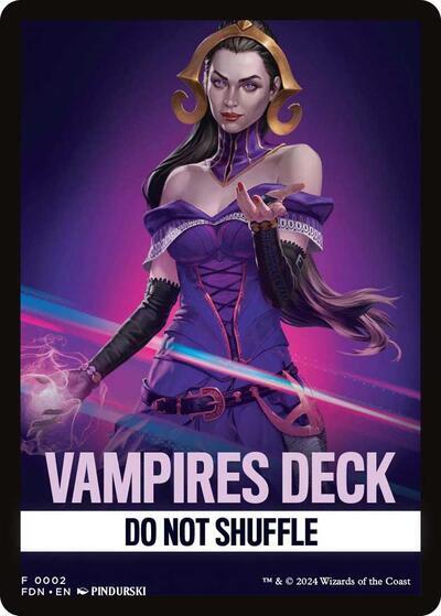 Vampires Deck Theme Card [Foundations Tokens] - Magic: The Gathering - Card Brawlers | Quebec | Canada |