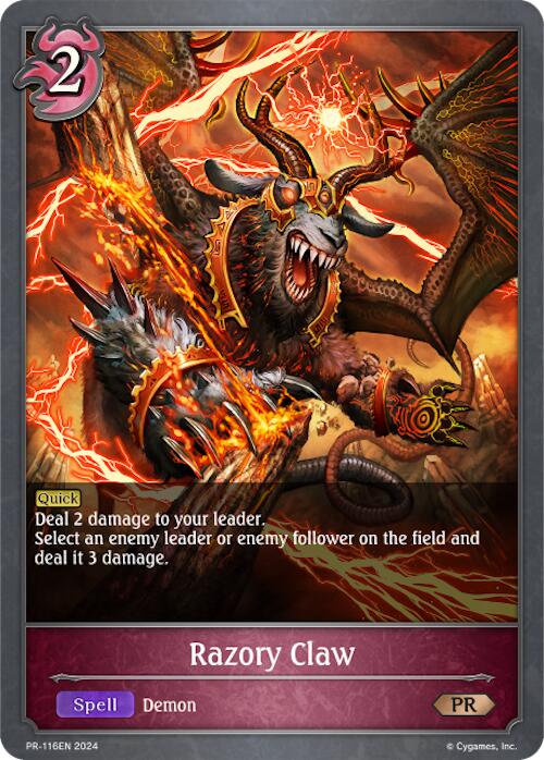 Razory Claw (PR-116EN) [Promotional Cards] - Bushiroad - Card Brawlers | Quebec | Canada |