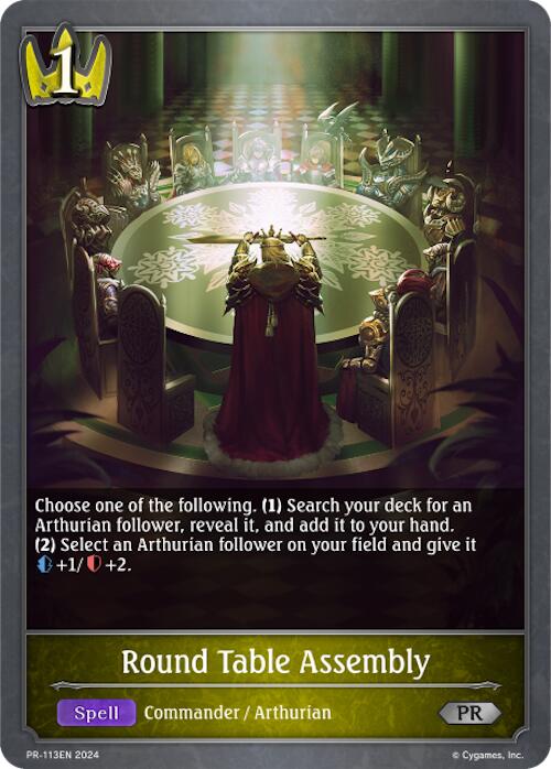 Round Table Assembly (PR-113EN) [Promotional Cards] - Bushiroad - Card Brawlers | Quebec | Canada |