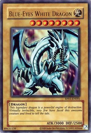 Blue-Eyes White Dragon [RP01-EN001] Ultra Rare - Yu-Gi-Oh! - Card Brawlers | Quebec | Canada |