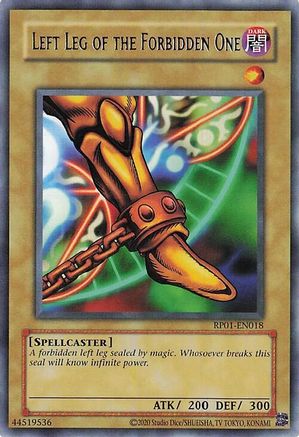 Left Leg of the Forbidden One [RP01-EN018] Rare - Yu-Gi-Oh! - Card Brawlers | Quebec | Canada |