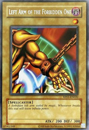 Left Arm of the Forbidden One [RP01-EN020] Rare - Yu-Gi-Oh! - Card Brawlers | Quebec | Canada |