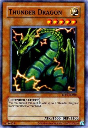 Thunder Dragon [RP01-EN040] Common - Yu-Gi-Oh! - Card Brawlers | Quebec | Canada |