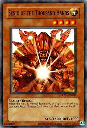 Senju of the Thousand Hands [RP01-EN068] Common - Yu-Gi-Oh! - Card Brawlers | Quebec | Canada |