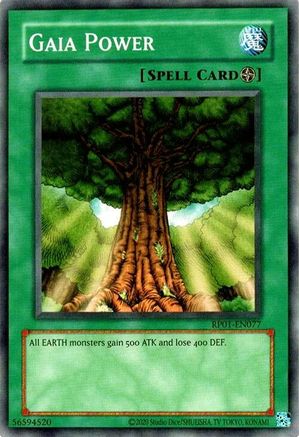 Gaia Power [RP01-EN077] Common - Yu-Gi-Oh! - Card Brawlers | Quebec | Canada |