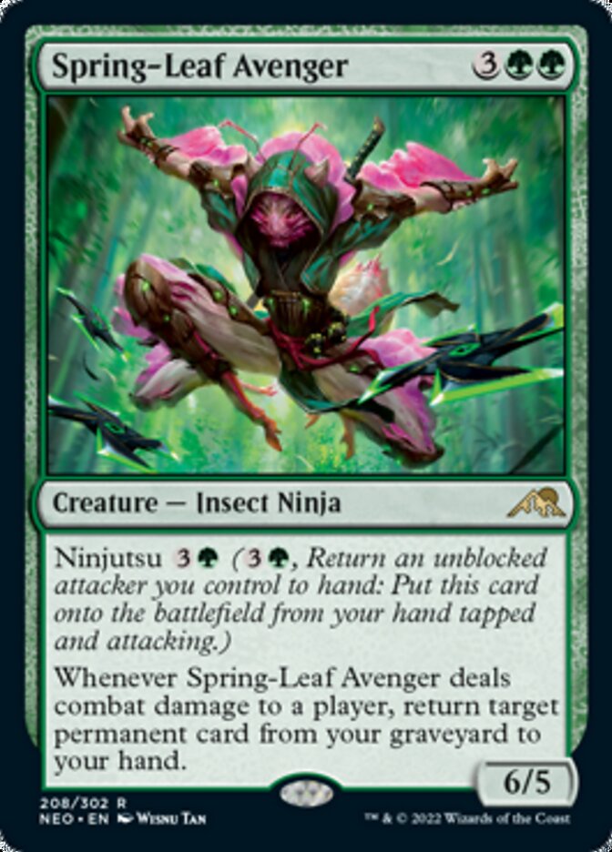 Spring-Leaf Avenger [Kamigawa: Neon Dynasty] - Magic: The Gathering - Card Brawlers | Quebec | Canada |