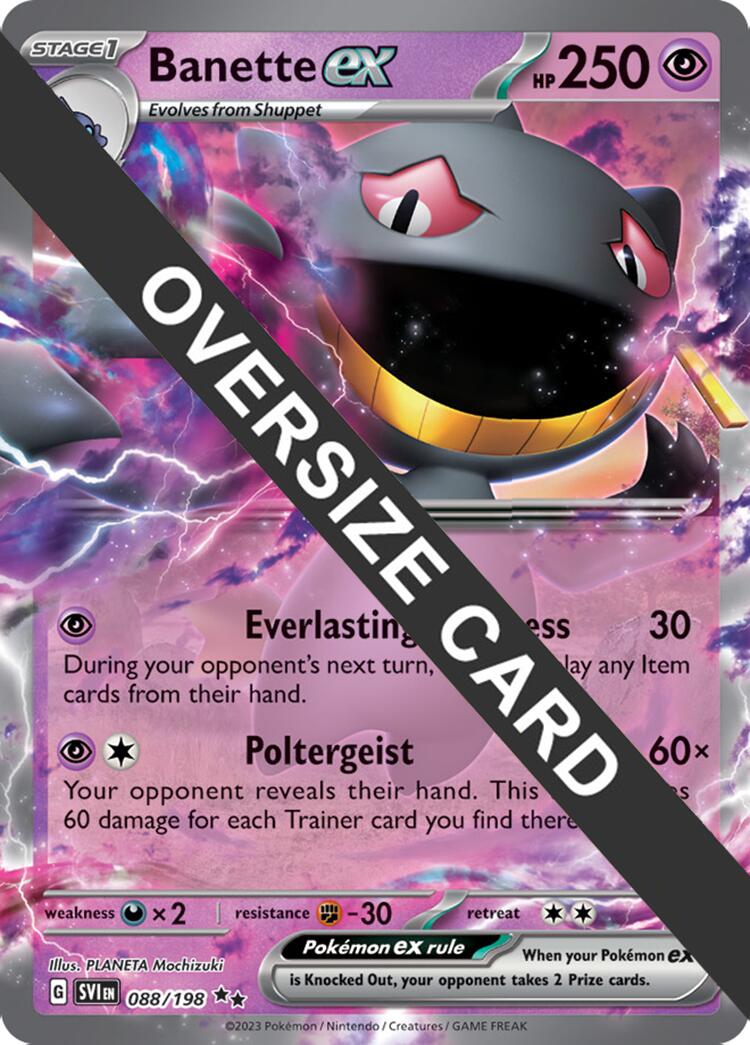 Banette ex (088) (Jumbo Card) [Scarlet & Violet: Black Star Promos] - Pokémon - Card Brawlers | Quebec | Canada |