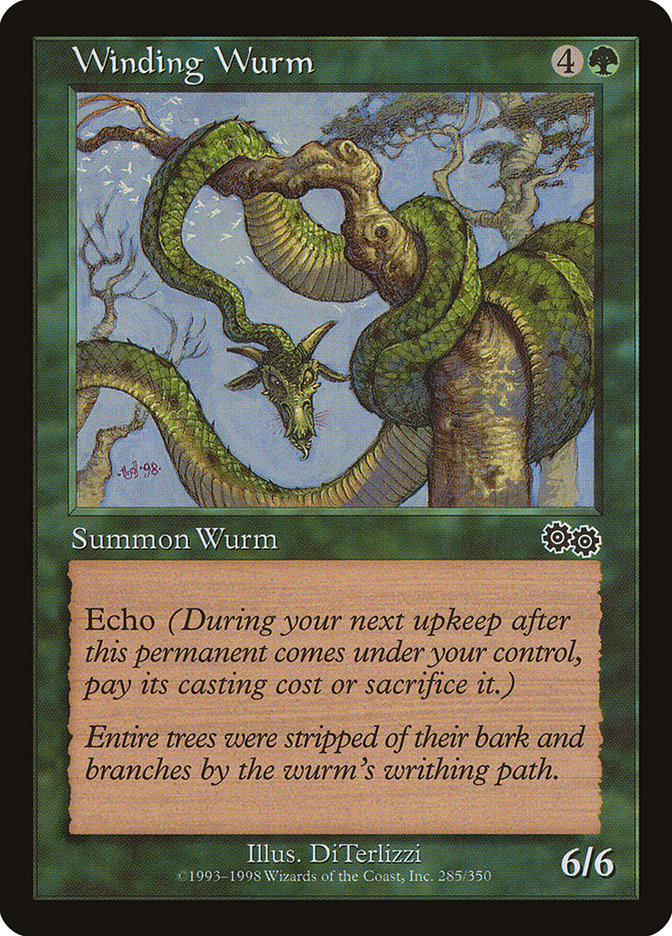 Winding Wurm [Urza's Saga] - Magic: The Gathering - Card Brawlers | Quebec | Canada |