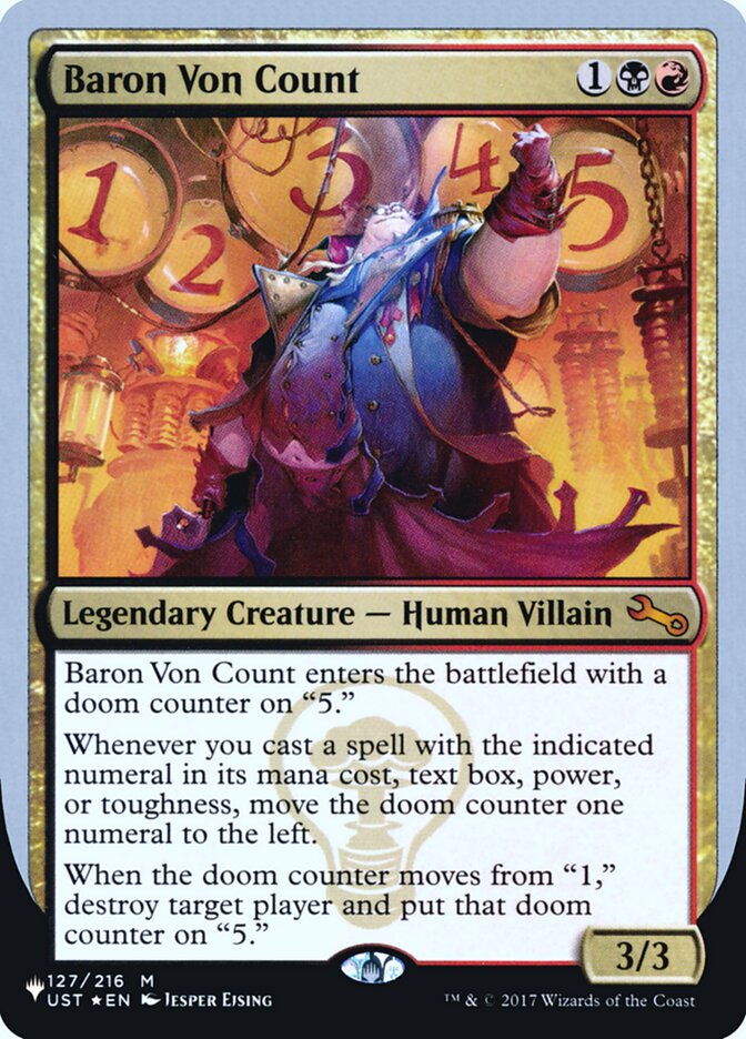 Baron Von Count (Unfinity Foil Edition) [The List] - Magic: The Gathering - Card Brawlers | Quebec | Canada |