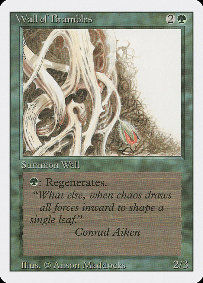 Wall of Brambles [Revised Edition] - Magic: The Gathering - Card Brawlers | Quebec | Canada |