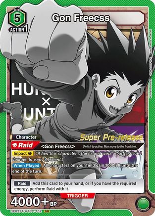 Gon Freecss (102) (UE02ST/HTR-1-102) - UE02ST HUNTER X HUNTER Super PreRelease Starter Deck - UE02ST: HUNTER X HUNTER Super Pre-Release Starter Deck - Card Brawlers | Quebec | Canada |