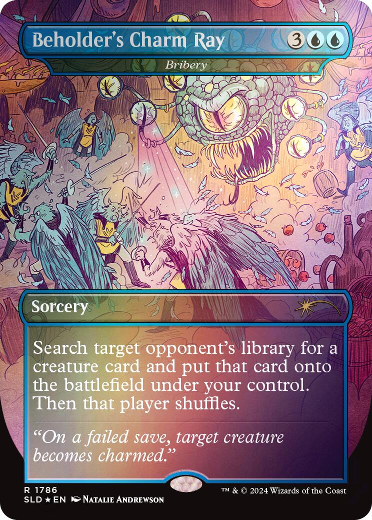Beholder's Charm Ray - Bribery (Rainbow Foil) [Secret Lair Drop Series] - Magic: The Gathering - Card Brawlers | Quebec | Canada |
