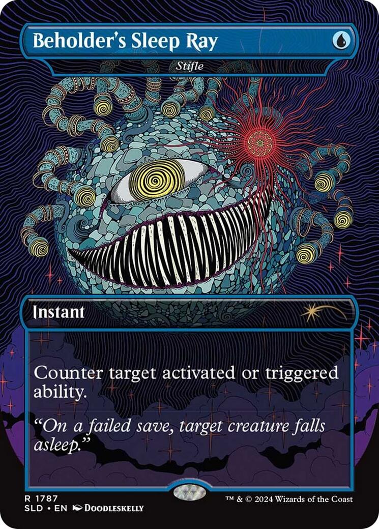 Beholder's Sleep Ray - Stifle [Secret Lair Drop Series] - Magic: The Gathering - Card Brawlers | Quebec | Canada |