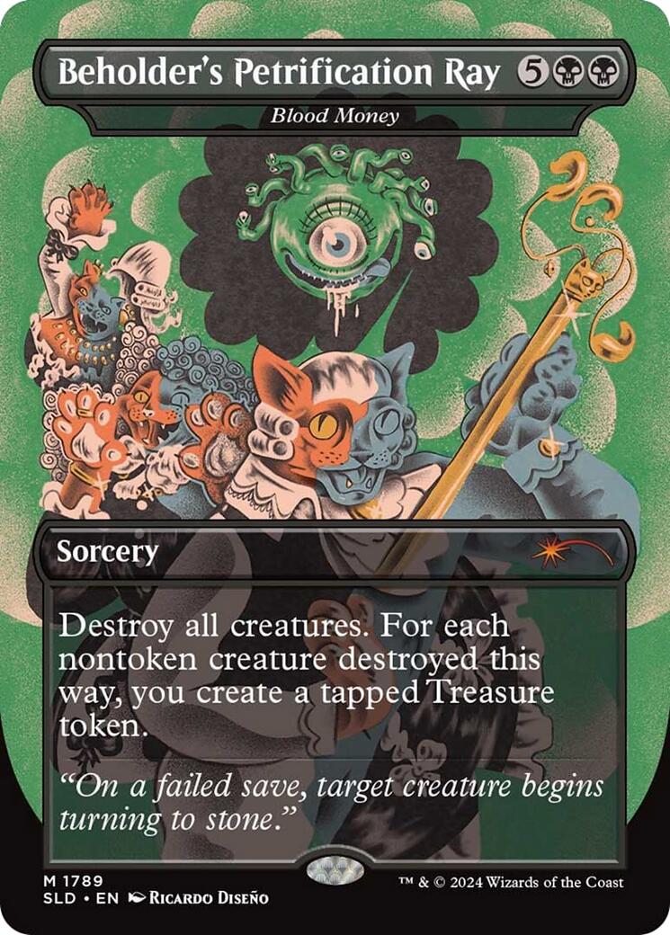 Beholder's Petrification Ray - Blood Money [Secret Lair Drop Series] - Magic: The Gathering - Card Brawlers | Quebec | Canada |