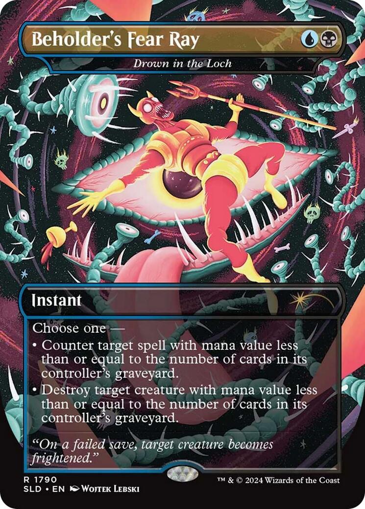 Beholder's Fear Ray - Drown in the Loch [Secret Lair Drop Series] - Magic: The Gathering - Card Brawlers | Quebec | Canada |