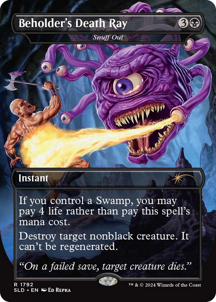 Beholder's Death Ray - Snuff Out [Secret Lair Drop Series] - Magic: The Gathering - Card Brawlers | Quebec | Canada |