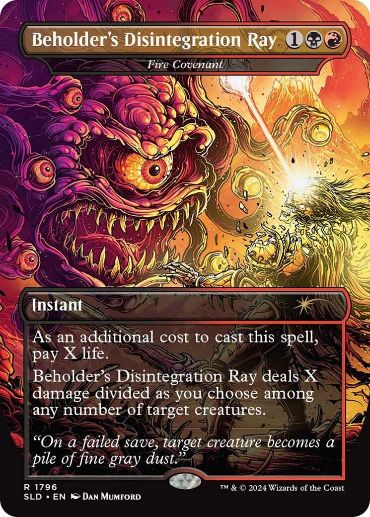 Beholder's Disintegration Ray - Fire Covenant [Secret Lair Drop Series] - Magic: The Gathering - Card Brawlers | Quebec | Canada |