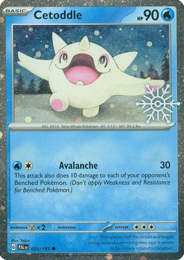 Cetoddle (053/193) (Holiday Calendar) [Miscellaneous Cards] - Pokémon - Card Brawlers | Quebec | Canada |