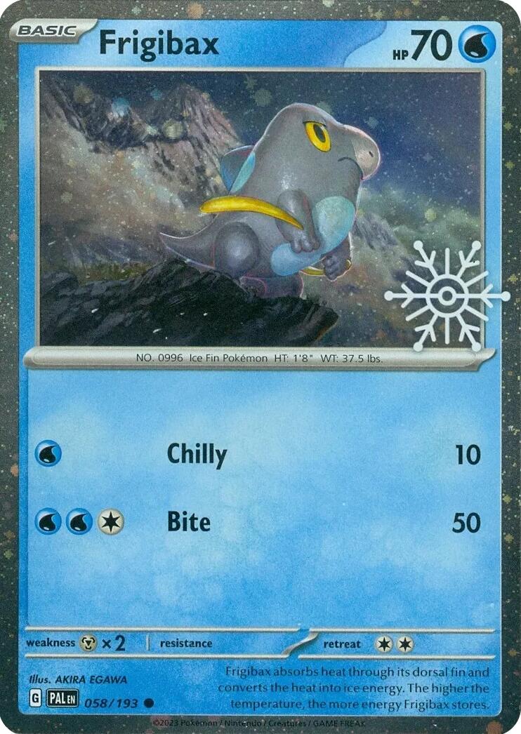 Frigibax (058/193) (Holiday Calendar) [Miscellaneous Cards] - Pokémon - Card Brawlers | Quebec | Canada |