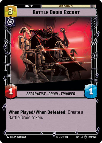 Battle Droid Escort (229/257) [Twilight of the Republic]