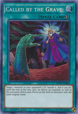 Appelé par la tombe [MP19-EN043] Prismatic Secret Rare 