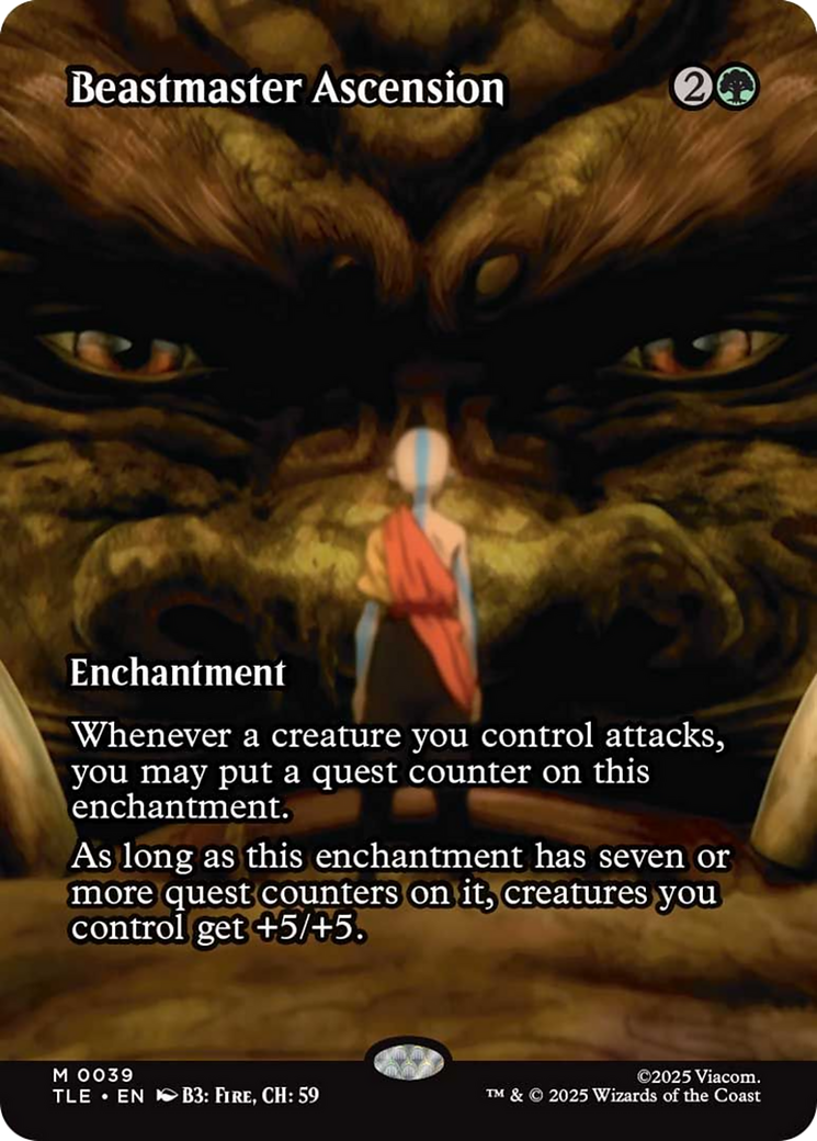 Beastmaster Ascension (Borderless) [Avatar: The Last Airbender: Eternal-Legal] - Magic: The Gathering - Card Brawlers | Quebec | Canada |