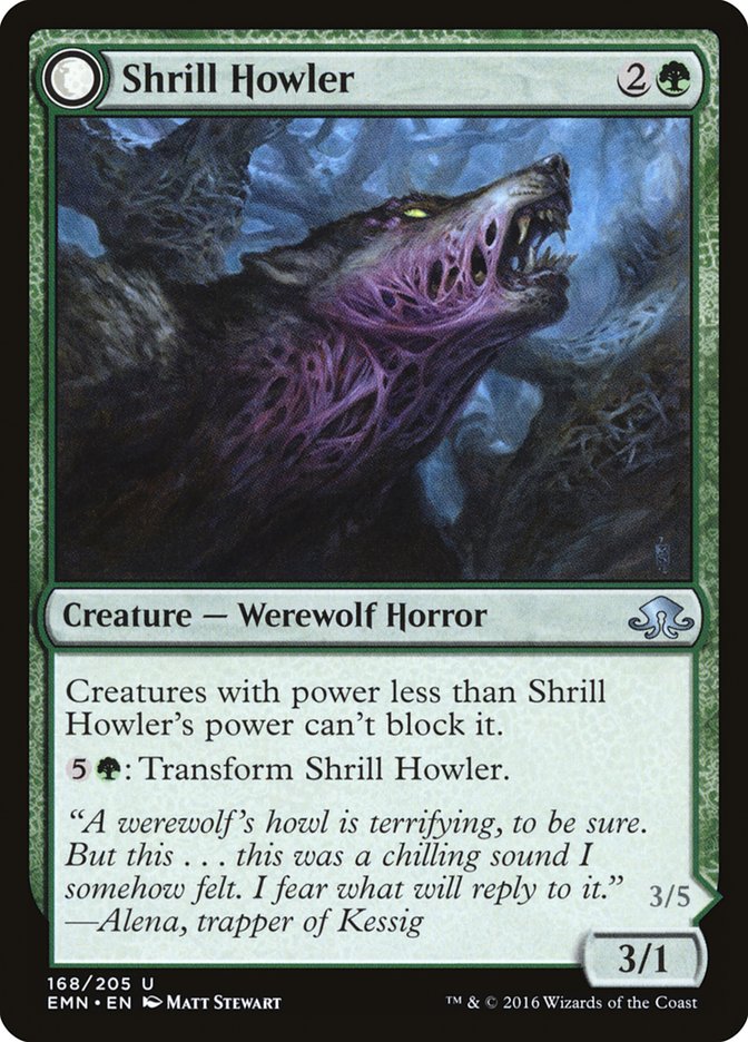 Shrill Howler // Howling Chorus [Eldritch Moon] - Magic: The Gathering - Card Brawlers | Quebec | Canada |