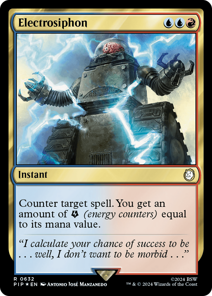 Electrosiphon (Surge Foil) [Fallout] - Magic: The Gathering - Card Brawlers | Quebec | Canada |