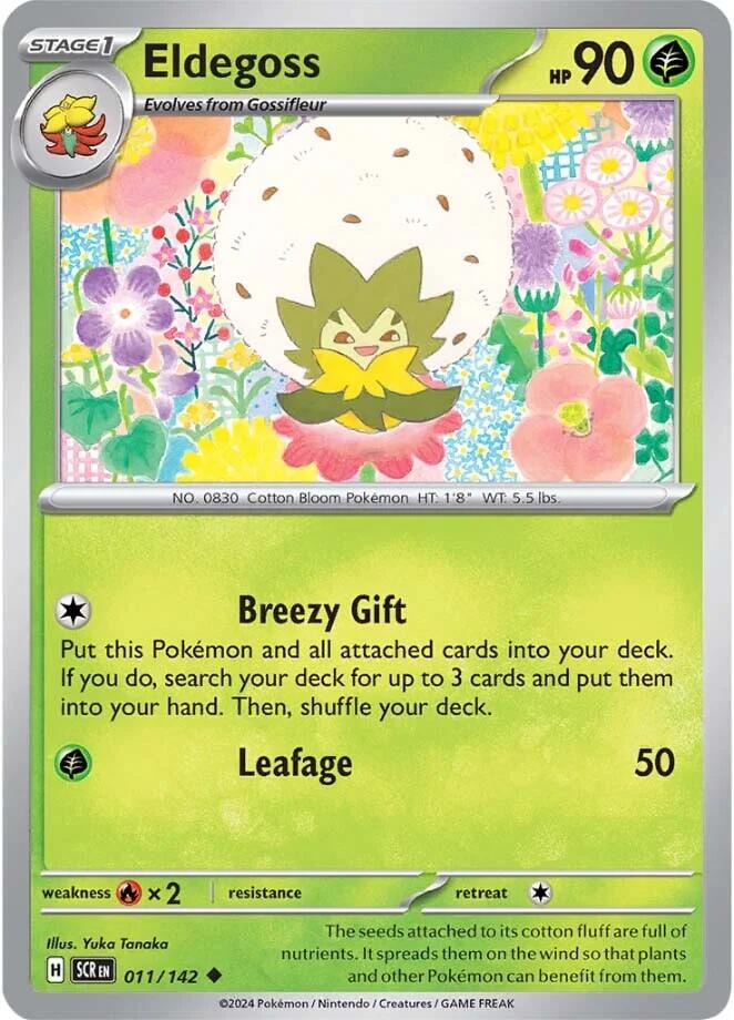 Eldegoss (011/142) [Scarlet & Violet: Stellar Crown] - Pokémon - Card Brawlers | Quebec | Canada |