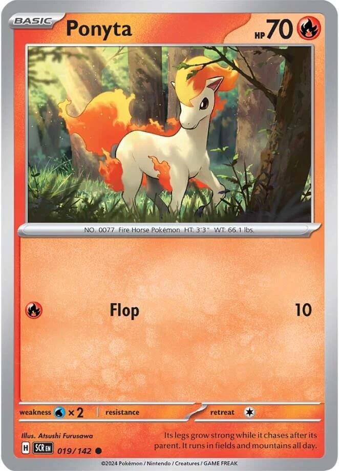 Ponyta (019/142) [Scarlet & Violet: Stellar Crown] - Pokémon - Card Brawlers | Quebec | Canada |
