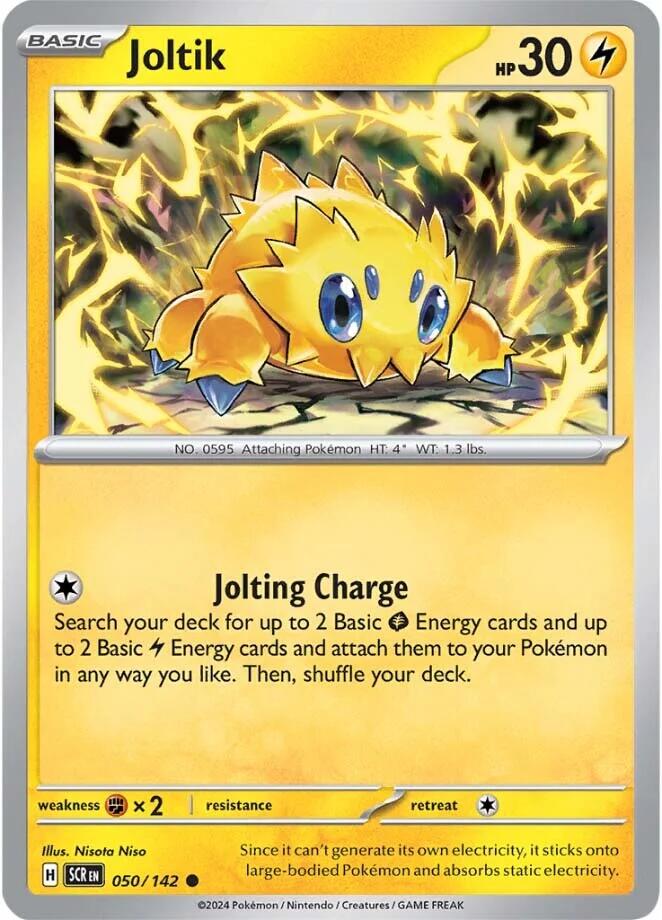 Joltik (050/142) [Scarlet & Violet: Stellar Crown] - Pokémon - Card Brawlers | Quebec | Canada |