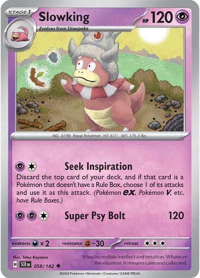 Slowking (058/142) [Scarlet & Violet: Stellar Crown] - Pokémon - Card Brawlers | Quebec | Canada |